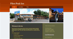 Desktop Screenshot of pikespeakinn.com